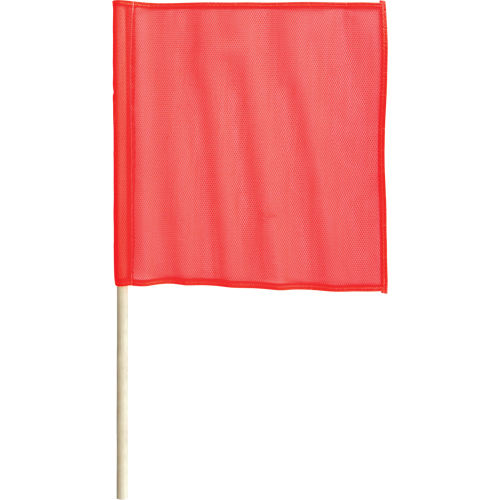 Traffic Safety Flags, Mesh, With Handle EastCoast Offshore Supplies