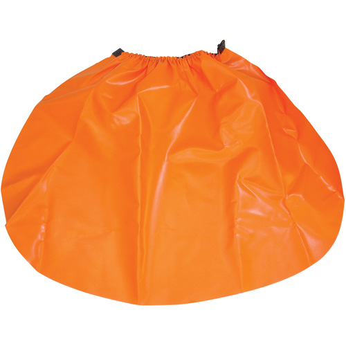 &eacute;cran anti-pluie pour casque de s&eacute;curit&eacute;, Taille unique, Orange, Nylon/PVC EastCoast Offshore Supplies