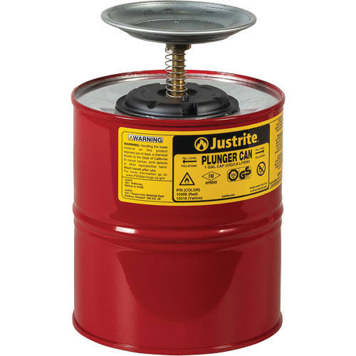 Plunger Cans, 1 US gal. Capacity EastCoast Offshore Supplies
