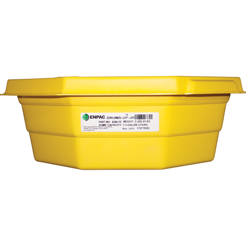 Drums-Up Jr. Trays, 22.75" L x 22.75" W x 7.5" H, 7.5 US gal. Spill Capacity EastCoast Offshore Supplies