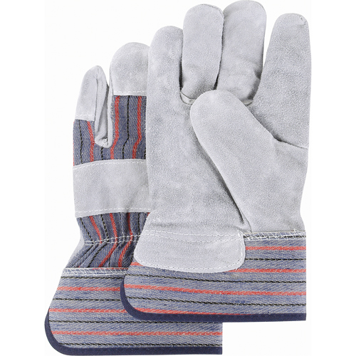 Gants d'ajusteur de premi&egrave;re qualit&eacute;, Grand, Paume en Cuir de vache refendu, Doublure en Coton EastCoast Offshore Supplies