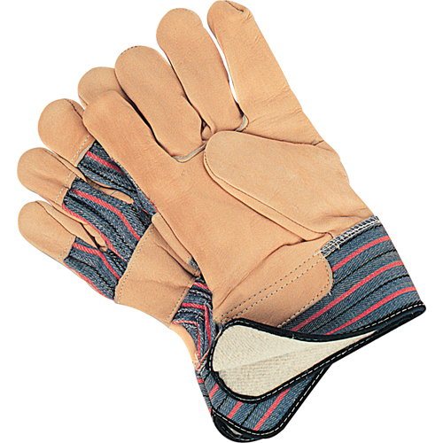 Abrasion-Resistant Winter-Lined Fitters Gloves, Large, Grain Cowhide Palm, Cotton Fleece Inner Lining EastCoast Offshore Supplies