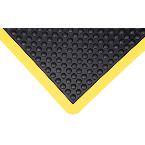 Anti-Fatigue Dome Matting, Bubbled, 2' x 3' x 1/2", Black, Rubber EastCoast Offshore Supplies