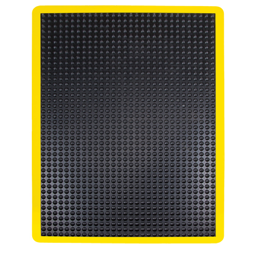 Anti-Fatigue Dome Matting, Bubbled, 2' x 3' x 1/2", Black, Rubber EastCoast Offshore Supplies