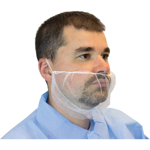 Mesh Beard Nets, Polyester, White EastCoast Offshore Supplies