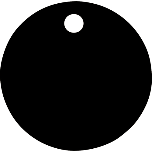 &eacute;tiquettes vierges, Aluminium, 1,5" dia. EastCoast Offshore Supplies