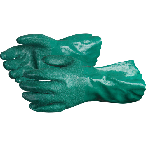 Gants Chemstop avec prise en poudre de c&eacute;ramique, Taille Moyen/8, 12" lo, Nitrile, Doublure en Jersey de coton, 40-mil EastCoast Offshore Supplies