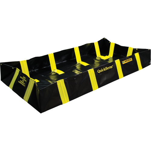 Bermes de confinement avec supports int&eacute;rieurs de parois QuickBerm , Capacit&eacute; 235 gal. US, 4' la x 8' lo x 12" h, Support &agrave; encliqueter EastCoast Offshore Supplies