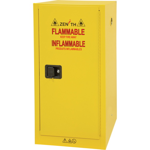 Armoire pour produits inflammables, 16 gal., 1 Porte(s), 23" La x 44" h x 18" p EastCoast Offshore Supplies