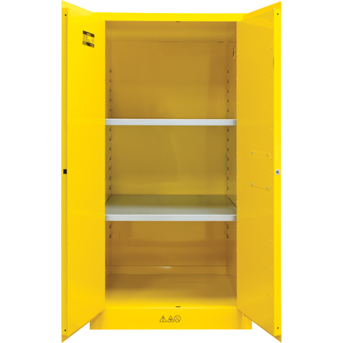 Flammable Storage Cabinet, 60 gal., 2 Door, 34" W x 65" H x 34" D EastCoast Offshore Supplies