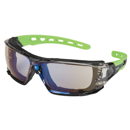 Z2500 Series Safety Glasses with Foam Gasket, Indoor/Outdoor Mirror Lens, Anti-Scratch, ANSI Z87+/Meets/Exceeds CSA Z94.3 EastCoast Offshore Supplies