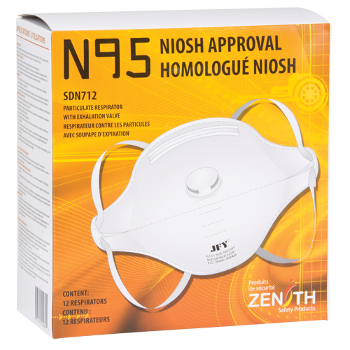 Respirateur contre les particules, N95, Certifi&eacute; NIOSH, Moyen/grand EastCoast Offshore Supplies