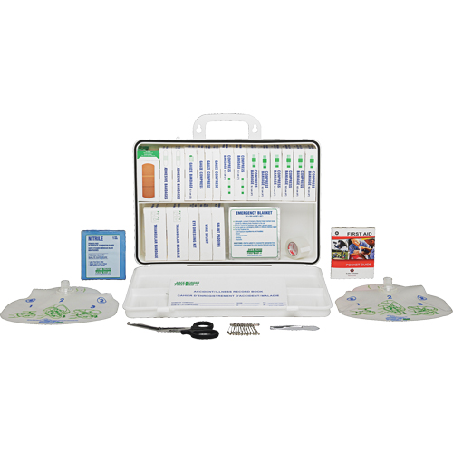 Trousse de premiers soins sp&eacute;cialis&eacute;e, Dispositif m&eacute;dical Classe 1, Boîte en plastique EastCoast Offshore Supplies