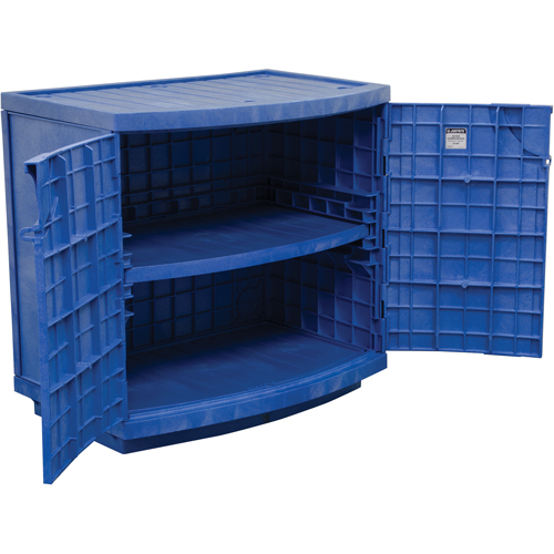 Polyethylene Corrosive/Acid Cabinet, 24 gal., 36" x 35" x 25" EastCoast Offshore Supplies