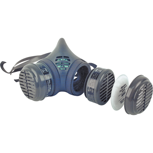 Respirateur &agrave; demi-masque assembl&eacute; de la s&eacute;rie 8000, &eacute;lastom&egrave;re/Thermoplastique, Moyen EastCoast Offshore Supplies