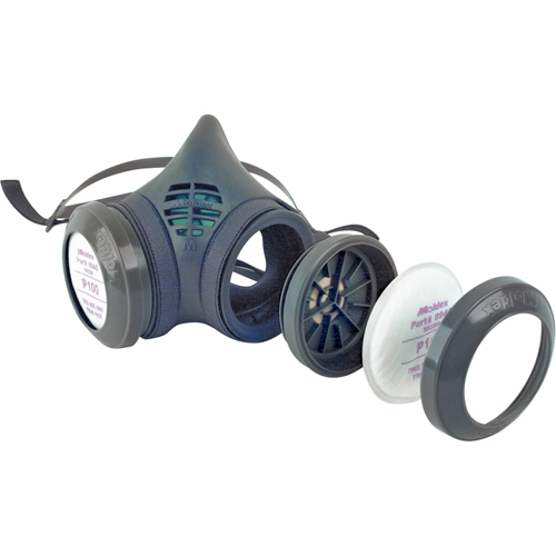 Respirateur &agrave; demi-masque assembl&eacute; de la s&eacute;rie 8000, &eacute;lastom&egrave;re/Thermoplastique, Moyen EastCoast Offshore Supplies