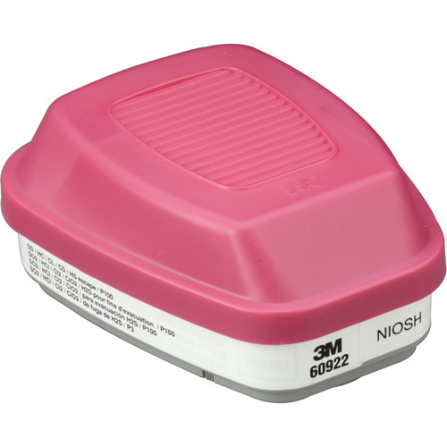 6000 Series Respirator Cartridges, Gas/Vapour Cartridge, Acid Gas/P100 EastCoast Offshore Supplies