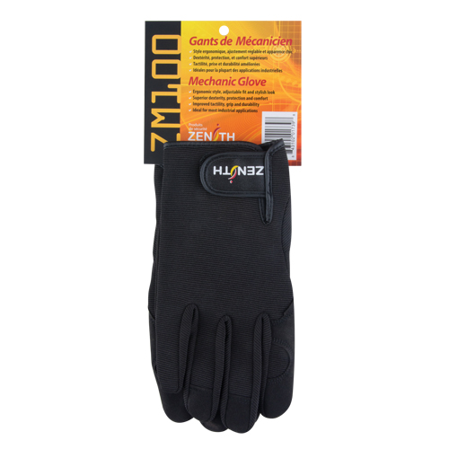 Gants pour m&eacute;canicien ZM100, Paume Synth&eacute;tique, Taille Moyen EastCoast Offshore Supplies