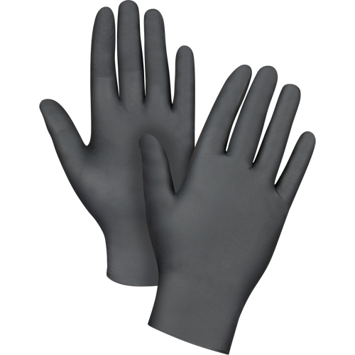Puncture-Resistant Medical-Grade Disposable Gloves, 2X-Large, Nitrile, 5-mil, Powder-Free, Black, Class 2 EastCoast Offshore Supplies