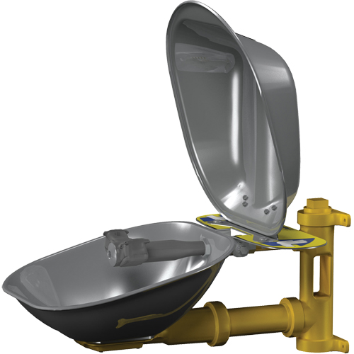Halo Eyewash Stations, Wall-Mount Installation, Stainless Steel Bowl EastCoast Offshore Supplies