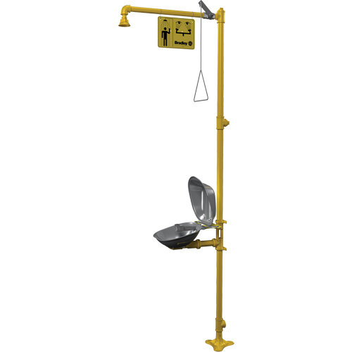 Halo Combination Emergency Shower & Eyewash Station EastCoast Offshore Supplies