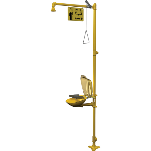 Halo Combination Emergency Shower & Eyewash Station EastCoast Offshore Supplies
