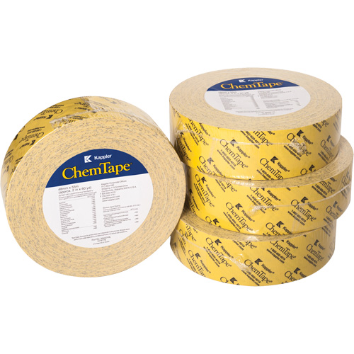 ChemTape&reg; Chemical-Resistant Tape, 50.8 mm (2") x 50 m (164'), Yellow EastCoast Offshore Supplies