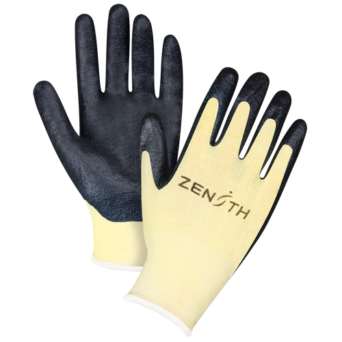 Gants r&eacute;sistants &agrave; la coupe avec prise sup&eacute;rieure, Taille 12/3T-Grand, Calibre 13, Rev&ecirc;tement Mousse de nitrile, Enveloppe en Aramide, ANSI/ISEA 105 niveau 3/EN 388 niveau 5 EastCoast Offshore Supplies