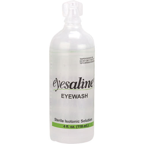 Saline Eyewash Bottles, Full Bottle, 4 oz. EastCoast Offshore Supplies