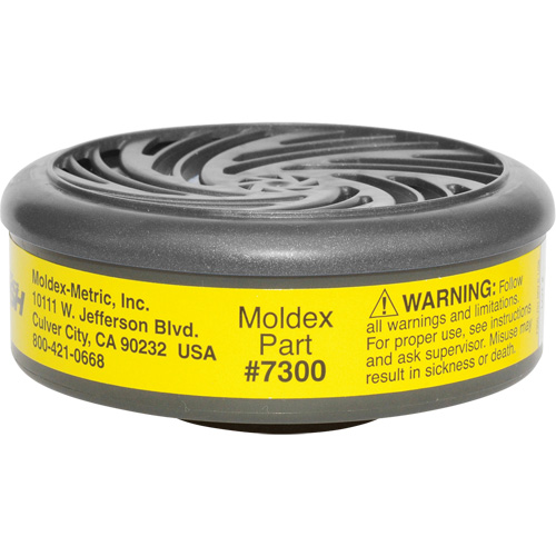 Filtres pour respirateur s&eacute;rie 7000/9000, Cartouche gaz/vapeur, Vapeurs organiques/Gaz acides EastCoast Offshore Supplies