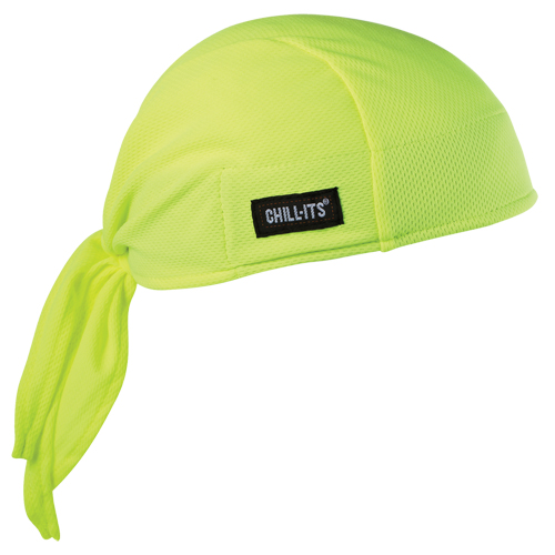 Chill-Its&reg; 6615 Cooling Dew Rags, High Visibility Lime-Yellow EastCoast Offshore Supplies