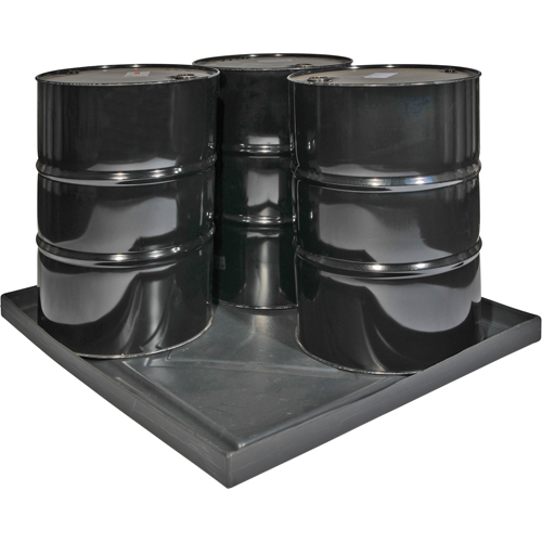 Coquilles de d&eacute;versements Econo Spill Shells , 51" lo x 47" la x 5" h, Cap. de d&eacute;versement 36 gal. US EastCoast Offshore Supplies