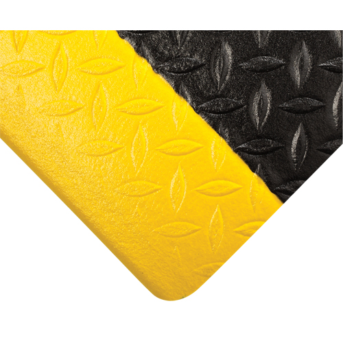 Tuf Sponge Mats No. 452, Diamond, 3' x 60' x 1/2", Black/Yellow, PVC Sponge EastCoast Offshore Supplies