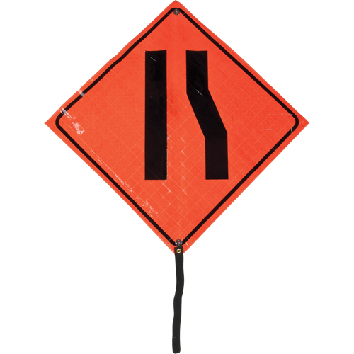 Narrow Road Rolled Sign, 24" x 24", Vinyl, Pictogram EastCoast Offshore Supplies