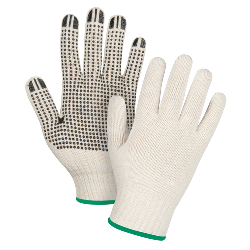 Gants tricot&eacute;s de poids lourd, Poly/coton, Un c&ocirc;t&eacute;, Calibre 7, Moyen EastCoast Offshore Supplies