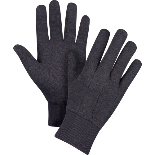 Gants de jersey, Grand, Brun, Non doubl&eacute;, Poignet en tricot EastCoast Offshore Supplies