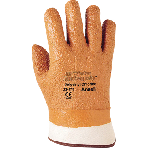 Winter Monkey Grip&reg; 23-173 Glove, 10/X-Large, PVC Coating, Foam Shell EastCoast Offshore Supplies
