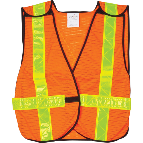 Veste de s&eacute;curit&eacute; d'usage standard, Orange haute visibilit&eacute;, Grand, Polyester EastCoast Offshore Supplies
