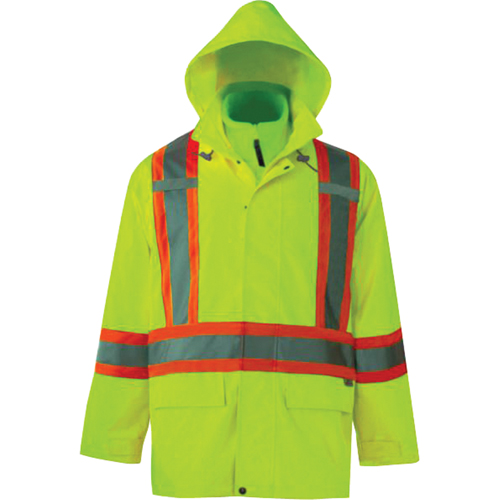 Journeyman 3-in-1 Safety Jackets, Polyester, High Visibility Lime-Yellow, Small EastCoast Offshore Supplies