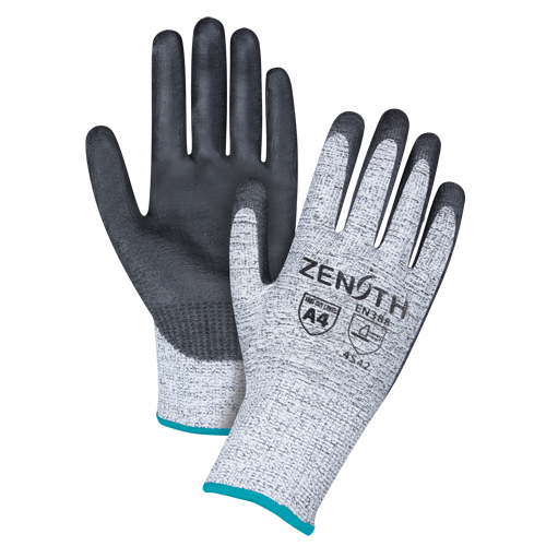 Gants &eacute;lastiques sans coutures r&eacute;sistants &agrave; la coupe, Taille T-Grand/10, Calibre 13, Rev&ecirc;tement Polyur&eacute;thane, Enveloppe en PEHP, ANSI/ISEA 105 niveau 4/EN 388 niveau 5 EastCoast Offshore Supplies