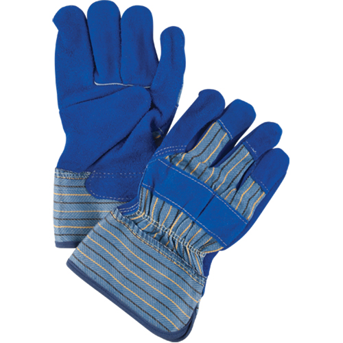 Gants d'ajusteur de premi&egrave;re qualit&eacute; avec coutures en Kevlar, Grand, Paume en Cuir de vache refendu, Doublure en Coton EastCoast Offshore Supplies