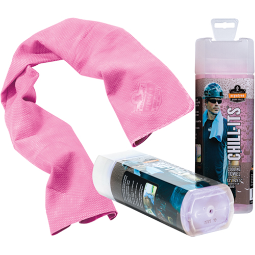 Chill-Its&reg; 6602 Cooling Towels, Pink EastCoast Offshore Supplies