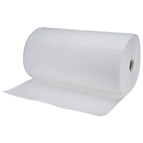 Rouleaux absorbants en fibres fines de calibre industriel, Poids moyen, 150' lo x 30" la, Absorption 50 gal. EastCoast Offshore Supplies