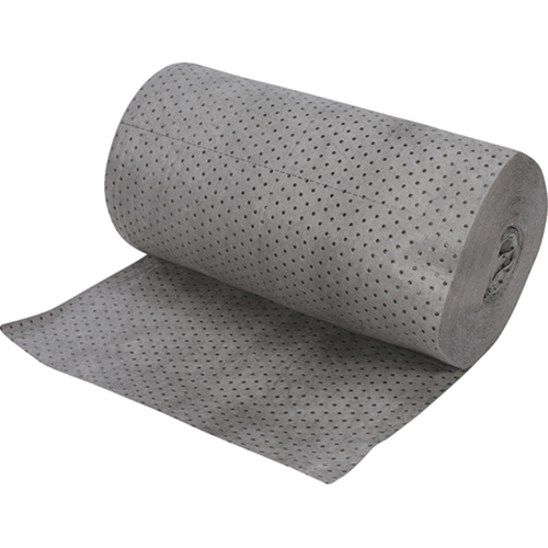 Industrial-Grade Fine Fibre Sorbent Rolls, Heavyweight, 150' L x 30" W, 70 gal. Absorbancy EastCoast Offshore Supplies