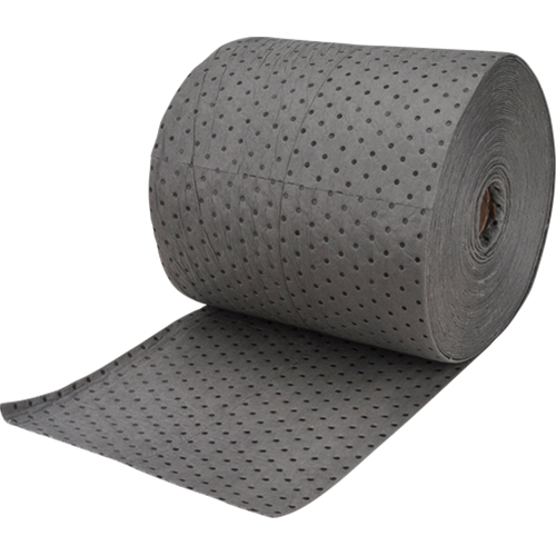 Industrial-Grade Fine Fibre Sorbent Rolls, Heavyweight, 150' L x 15" W, 35 Gal. Absorbancy EastCoast Offshore Supplies