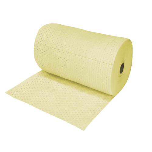 Industrial-Grade Fine Fibre Sorbent Rolls, Heavyweight, 150' L x 30" W, 70 gal. Absorbancy EastCoast Offshore Supplies