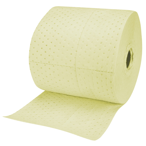 Industrial-Grade Fine Fibre Sorbent Rolls, Heavyweight, 150' L x 15" W, 35 Gal. Absorbancy EastCoast Offshore Supplies