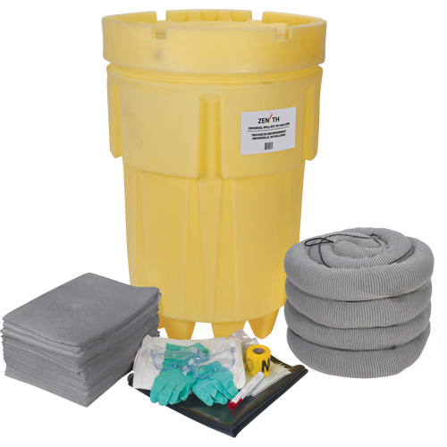 Trousse &eacute;conomique de lutte contre les d&eacute;versements, Universel, Overpack/Baril de r&eacute;cup&eacute;ration, Absorbance de 95 gal. US EastCoast Offshore Supplies
