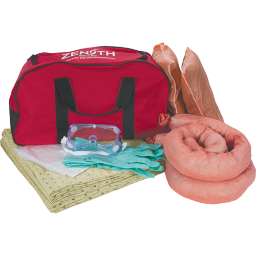 Trousse de lutte contre les d&eacute;versements pour v&eacute;hicules, Mati&egrave;res dangereuses, Sac, Absorbance de 10 gal. US EastCoast Offshore Supplies