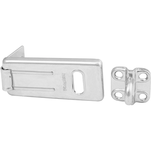 General Security Hardened Steel Hasp, Silver EastCoast Offshore Supplies